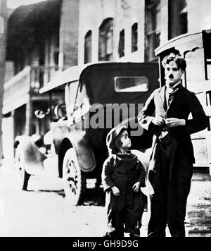 Le Kid (JACKIE COOGAN) et le Clochard (Charles Chaplin), Film Fernsehen, Comedy, Stummfilm, film muet, Portrait, 20er Regie : Charles Chaplin alias. Le Kid Banque D'Images