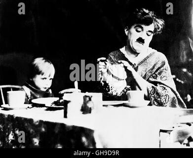 Le Kid (JACKIE COOGAN) et le Clochard (Charles Chaplin), Film Fernsehen, Comedy, Stummfilm, film muet, Portrait, 20er Regie : Charles Chaplin alias. Le Kid Banque D'Images