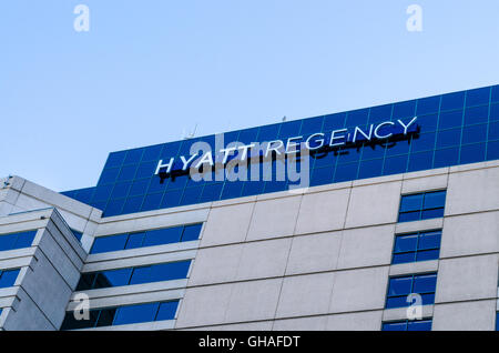 Le Hyatt Regency à Santa Clara en Californie Banque D'Images