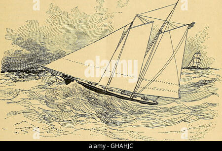 Pour les courses de l'America's cup (1893) Banque D'Images