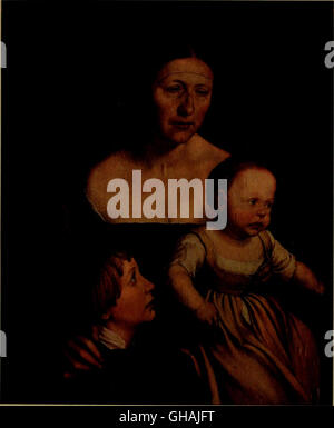 Cette œuvre se concentre sur la vie et l'art de Hans Holbein le jeune, un peintre de renaissance connu pour ses portraits et ses contributions à la vie européenne Banque D'Images