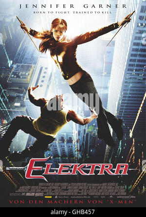 Rob Bowman ELEKTRA USA 2005 Filmplakat Regie : Rob Bowman Banque D'Images