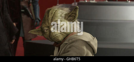 STAR WARS : Episode II - l'ATTAQUE DES CLONES USA 2002 George Lucas Bild : Yoda Regie : George Lucas Banque D'Images