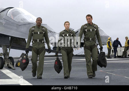 STEALTH - UNTER DEM Furtivité RADAR USA 2005 Elite-Piloten Rob Cohen : Lieutenant Purcell (Jamie Foxx), le lieutenant Kara Wade (Jessica Biel), le lieutenant Gannon (JOSH LUCAS) Régie : Rob Cohen aka. Stealth Banque D'Images