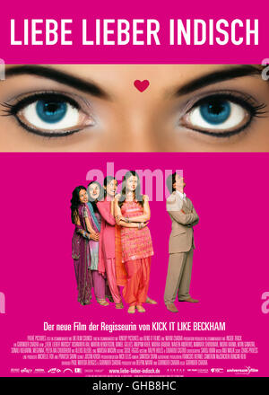 LIEBE LIEBER INDISCH Bride & Prejudice GB/USA 2004 Gurinder Chadha Filmplakat Comedy Regie : Gurinder Chadha aka. Bride & Prejudice Banque D'Images