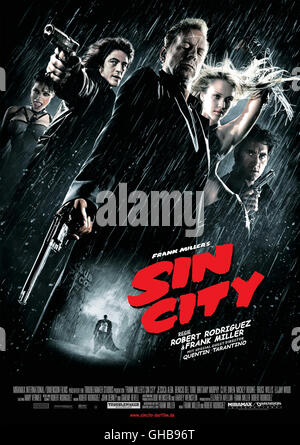 SIN CITY USA 2005 Robert Rodriguez Filmplakat Regie : Robert Rodriguez Banque D'Images