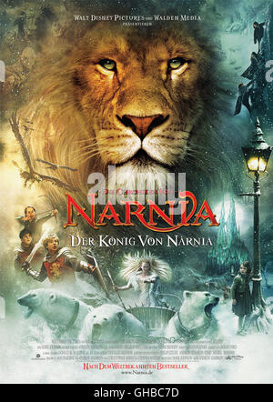 DIE CHRONIKEN VON NARNIA : Der König VON NARNIA Le Monde de Narnia : Le Lion, La Sorcière Blanche et l'armoire USA 2005 Andrew Adamson Filmplakat Regie : Andrew Adamson aka. Les Chroniques de Narnia : Le Lion, La Sorcière Blanche et l'armoire Banque D'Images