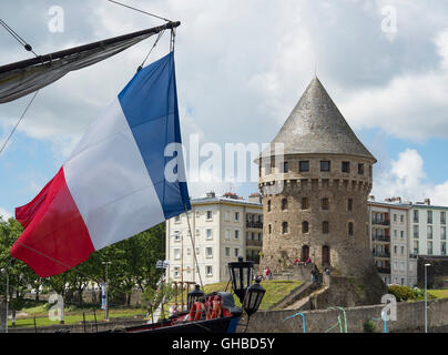 Tour de la Motte Tanguy, Brest, France Banque D'Images