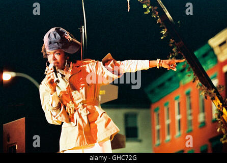 DAVE CHAPELLE'S BLOCK PARTY USA 2005 Michael Gondry THE FUGEES LAURYN - même - réunir pour Dave Chapelle's Block Party à Brooklyn. Regie : Michel Gondry Banque D'Images