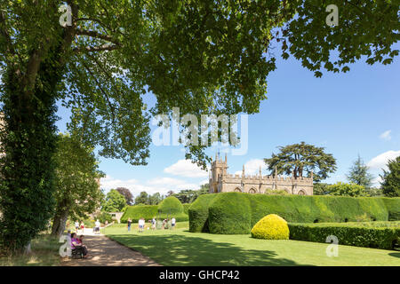 L'église de Sainte Marie dans le parc du château de Sudeley & Gardens, Gloucestershire, England, UK Banque D'Images