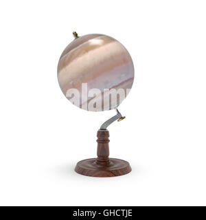 Globe carte de Saturne le rendu 3D Banque D'Images