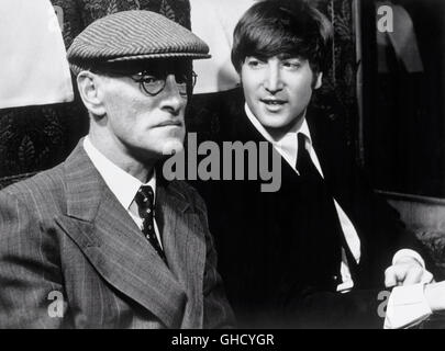 Peut être A-UK 1964 WILFRID BRAMBELL Richard Lester comme grand-père et comme JOHN LENNON John dans une dure journée de nuit (1964). Regie : Richard Lester Banque D'Images