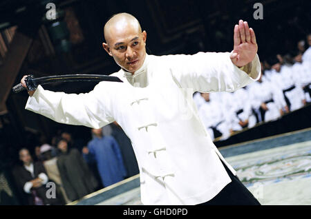 Le fearless Huo Yuan Jia Hong Kong/USA 2006 Ronny Yu Huo Yuanjia (JET LI) soll gegen vier Kämpfer der Besatzungsmächte antreten. Regie : Ronny Yu aka. Huo Yuan Jia Banque D'Images