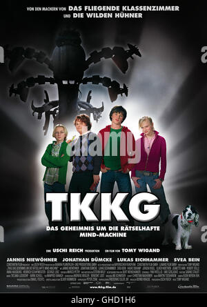 TKKG - Das Geheimnis um die RÄTSELHAFTE ESPRIT-MACHINE D 2006 Tomy Filmplakat Wiegand Wiegand Regie : Tomy Banque D'Images