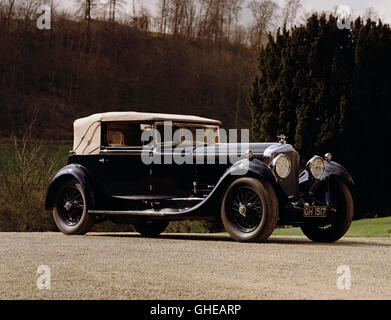 1930 Bentley 6.5 litre Speed Six drophead coupé. Pays d'origine Royaume-Uni. Banque D'Images