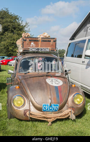 Volkswagen Beetle à Cheshire Tatton Park Banque D'Images