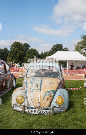 Volkswagen Beetle à Cheshire Tatton Park Banque D'Images