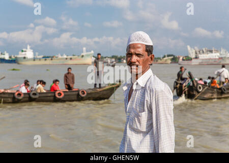 Les gens, les visages et les histoires du Bangladesh Banque D'Images