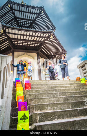 La Pagode de la paix bouddhiste dans Battersea Park, Londres, UK Banque D'Images