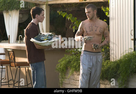 ALPHA DOG Alpha Dog USA 2006 Nick Cassavetes Alpha Dog / ANTON YELCHIN (Zack) et Frankie (JUSTIN TIMBERLAKE) Régie : Nick Cassavetes aka. Alpha Dog Banque D'Images