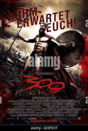 300 300 USA 2006 Zack Snyder 300 / Filmplakat Regie : Zack Snyder aka. 300 Banque D'Images