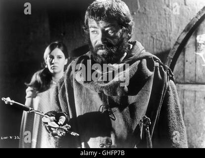 Le LION EN HIVER UK 1968 Anthony Harvey Peter O'TOOLE (le Roi Henry II) Régie : Anthony Harvey Banque D'Images