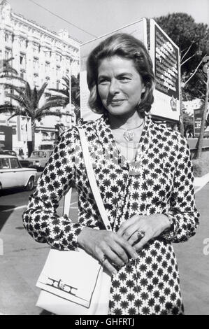 INGRID BERGMAN, actrice suédoise (Jour de naissance : 29. Août 1915 à Stockholm ; Jour du décès : 29. Août 1982 à Londres), Ingrid Bergman à Cannes, 1981. Banque D'Images