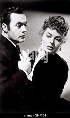 CHARLES BOYER, Ingrid Bergman Regie : George Cukor Banque D'Images