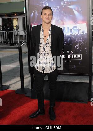 Los Angeles, CA, USA. 13 Sep, 2016. Dylan Thomas aux arrivées de HILLSONG - Laissez l'ESPOIR LIEU Premiere, Regency Westwood Village Theatre, Los Angeles, CA Septembre 13, 2016. Credit : Dee Cercone/Everett Collection/Alamy Live News Banque D'Images