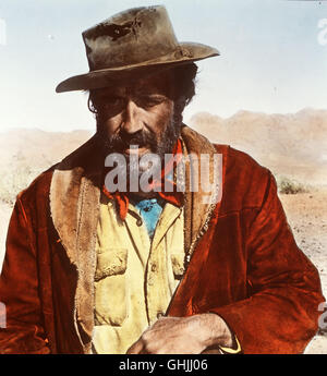 Vite verdurstet, entdeckt Cable Hogue (Jason Robards) eine Wasserquelle, in der Nähe von Postkutscherstation, Mit Hilfe für er nun hofft, ein reicher Mann zu werden... Regie : Sam Peckinpah aka. La ballade de Cable Hogue Banque D'Images