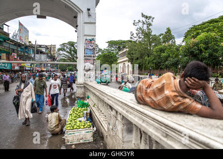 Les gens, les visages et les histoires du Bangladesh Banque D'Images