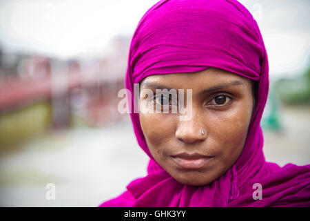 Les gens, les visages et les histoires du Bangladesh Banque D'Images