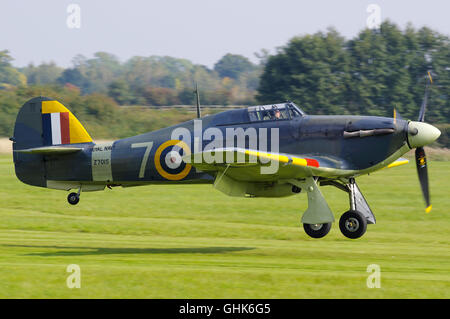 Hawker Sea Hurricane IB,Z7015, G-BKTH, de la collection Shuttleworth Banque D'Images