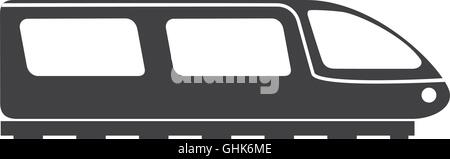 Métro train electric icône moderne graphique vectoriel Illustration de Vecteur