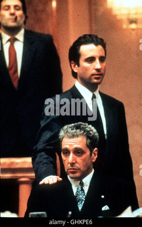 Michael Corleone (Al Pacino, r.) Régie : Francis Ford Coppola aka. Le Parrain, Partie III Banque D'Images