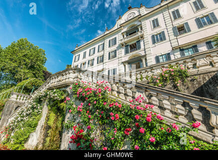 Villa Carlotta à Tremezzina au lac de Côme, Lombardie, Italie Banque D'Images