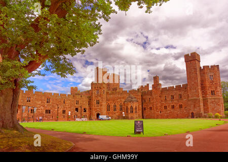 Peckforton Castle & Hotel, près de Chester, Cheshire. Banque D'Images