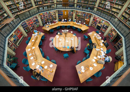 Salle de lecture en forme de dôme, Maughan Library, King's College London, Londres, Royaume-Uni Banque D'Images