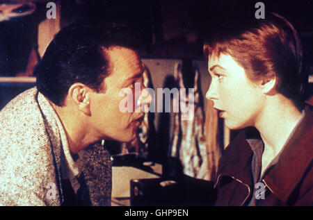Immer ärger mit harry - John Forsythe - Sam Marlowe SHIRLEY MacLAINE - Jennifer Rogers Regie : Alfred Hitchcock aka. Le problème avec Harry Banque D'Images