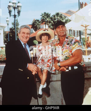 Thunder in Paradise - Heisse Fälle, boissons de coole Foto : Edward Whitaker (PATRICK MacNEE, l.), Jessica Whitaker Spencer (ASHLEY GORRELL) und Randolph J. "pence" (Terry Spencer Hulk Hogan). aka. Thunder in Paradise Banque D'Images