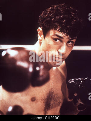 Raging Bull Aufstieg und Fall desweltmeisters Jack La Motta (Robert De Niro). Regie : Martin Scorsese aka. Raging Bull Banque D'Images