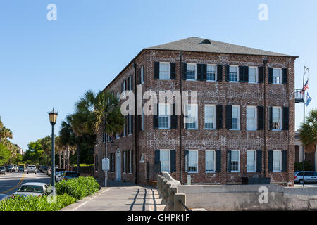 Le siège de la fondation du quartier historique de Charleston, dans la maison du capitaine James Missroon sur la batterie de Charleston, Caroline du Sud Banque D'Images