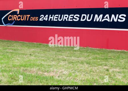 Les 24 Heures du Mans, France entrée Banque D'Images