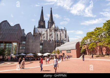 La cathédrale de Cologne. Rhénanie du Nord-Westphalie, Allemagne Banque D'Images