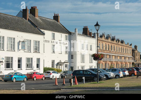 Le White Lion Hotel Croix Place du Marché UK Suffolk Aldeburgh Banque D'Images