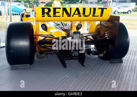 F.1 RENAULT VOITURE D'AFFICHAGE Banque D'Images