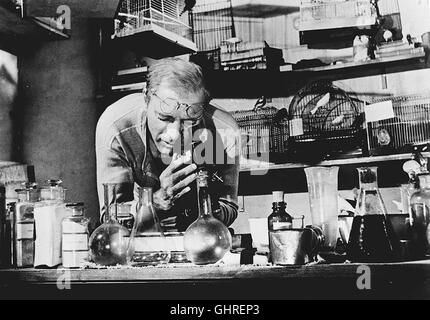 Birdman of Alcatraz Der Film erzählt die Geschichte von Doppelmörders, der sich während senneur 53jährigen Haftzeit charakterlich und wandelt sich zu einem Experten der Vogelkunde erledigt ... Dans der Hauptrolle : Burt Lancaster als Robert Stroud. Regie : John Frankenheimer aka. Birdman of Alcatraz Banque D'Images