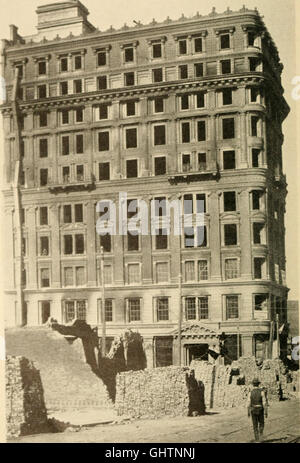 Une histoire de l'incendie et de tremblement de terre à San Francisco ; un compte de la catastrophe du 18 avril 1906 et de ses résultats immédiats (1906) Banque D'Images