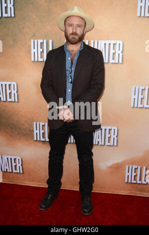 Hollywood, Etats-Unis. 11 août, 2016. Ben Foster au "vents et marées" Projection spéciale de Los Angeles, Hollywood, CA, Arclight 08-10-16 Crédit : MediaPunch Inc/Alamy Live News Banque D'Images