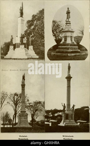 Monuments, tablettes et autres monuments commémoratifs érigés dans le Massachusetts pour commémorer le service de ses fils dans la guerre de la rébellion, 1861-1865 (1910) Banque D'Images